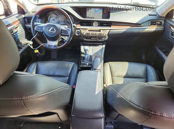 JTHBW1GG8G2108783 2016 LEXUS ES Black Вид панелі приладів