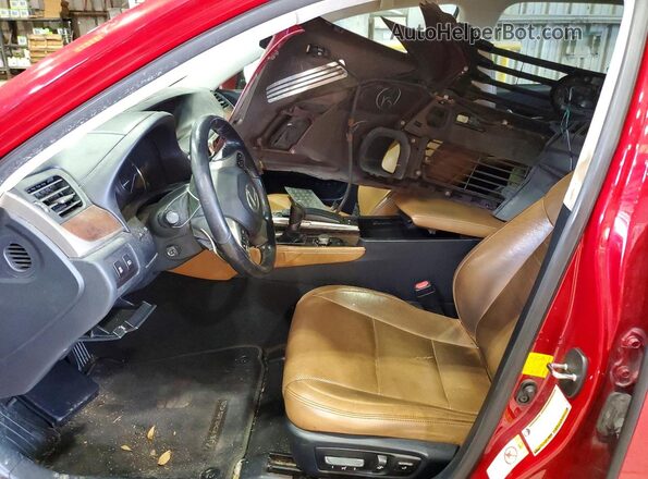 JTHBZ1BL1GA003732 2016 LEXUS GS Red Սալոնի դիմացի տեսք