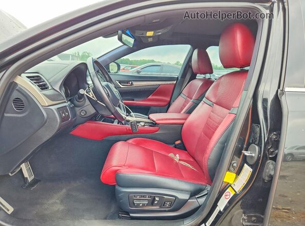JTHBZ1BL6GA006027 2016 LEXUS GS Black Front interior view