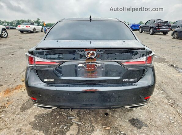 JTHBZ1BL6GA006027 2016 LEXUS GS Black Rear view