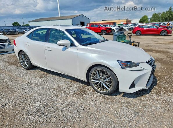 JTHCM1D25H5015948 2017 LEXUS IS White Delantero derecho