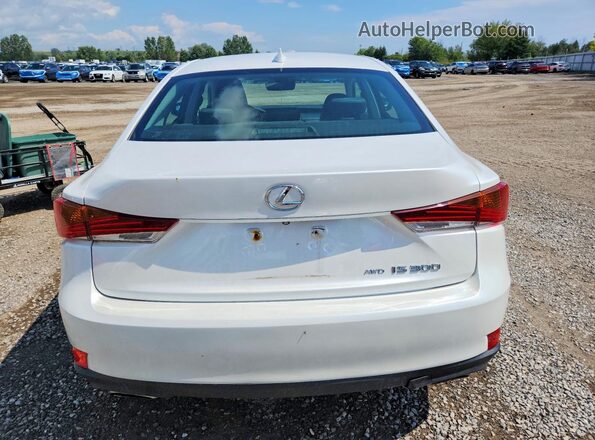 JTHCM1D25H5015948 2017 LEXUS IS White Vista trasera
