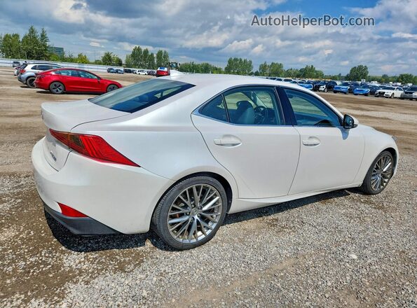 JTHCM1D25H5015948 2017 LEXUS IS White Trasero derecho