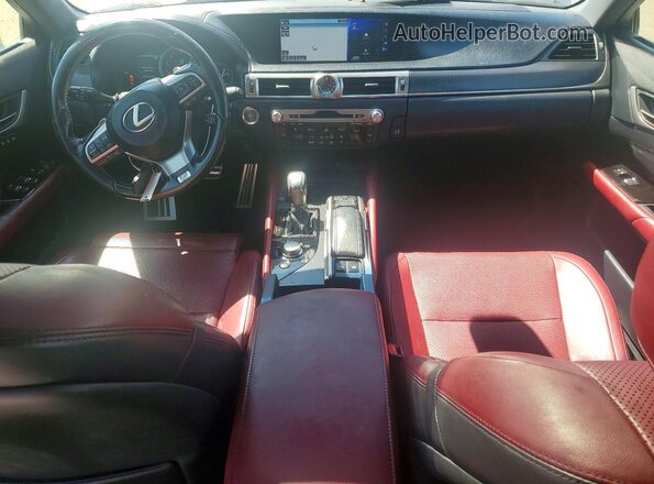 JTHCZ1BL1HA004739 2017 LEXUS GS Gray Vista del salpicadero
