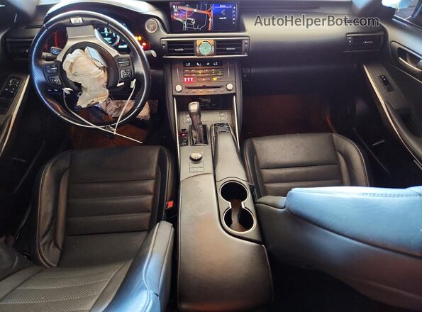 JTHCZ1D27K5017080 2019 LEXUS IS Black Вид панелі приладів