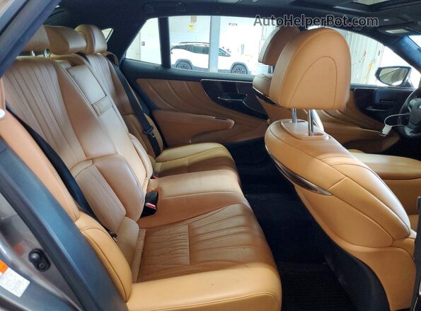 JTHD51FF0M5015433 2021 LEXUS LS Gray Հետևի նստատեղերի տեսք