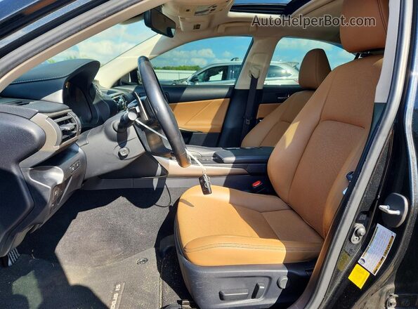 JTHD81F26L5041571 2020 LEXUS IS Black Widok wnętrza z przodu