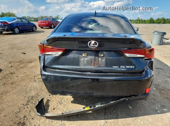 JTHD81F26L5041571 2020 LEXUS IS Black Widok z tyłu