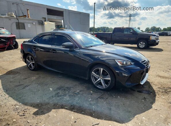 JTHD81F26L5041571 2020 LEXUS IS Black Przód prawy