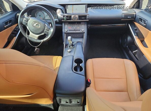 JTHD81F26L5041571 2020 LEXUS IS Black Widok deski rozdzielczej