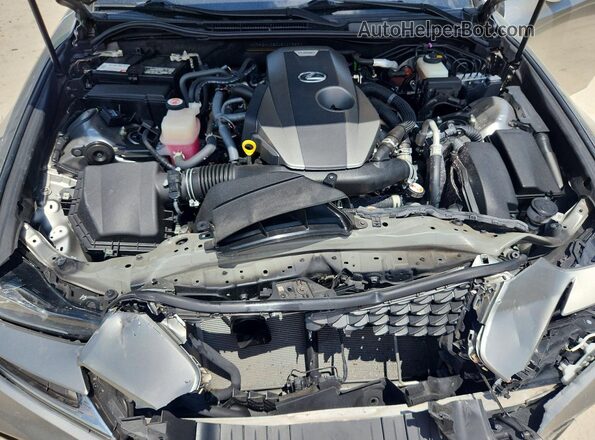 JTHGA1D20L5107858 2020 LEXUS IS Gray Widok wnętrza z tyłu