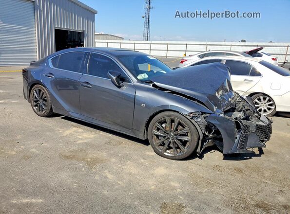 JTHGZ1B20M5040482 2021 LEXUS IS Gray Передня права чверть