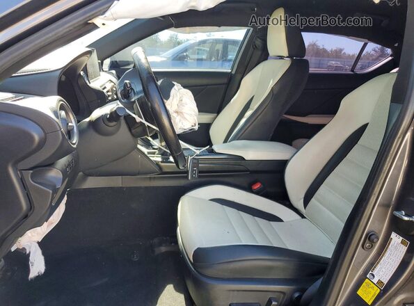 JTHGZ1B20M5040482 2021 LEXUS IS Gray Вид салону спереду