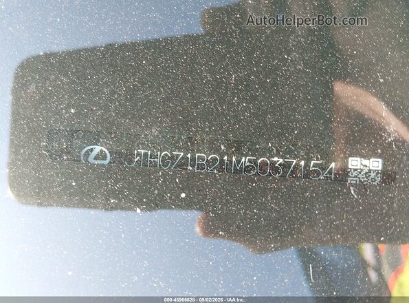 JTHGZ1B21M5037154 2021 LEXUS IS 350 White 