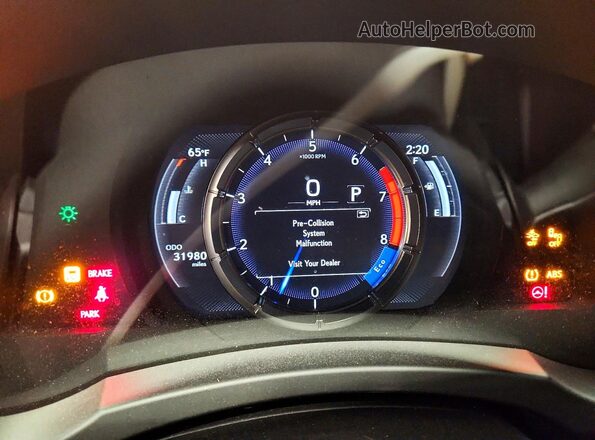 JTHGZ1B22P5060477 2023 LEXUS IS Gray Вид щитка приладів