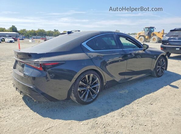 JTHGZ1B28M5045087 2021 LEXUS IS Black Tył prawy