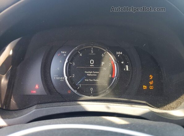 JTHGZ1B28M5045087 2021 LEXUS IS Black Widok zestawu wskaźników