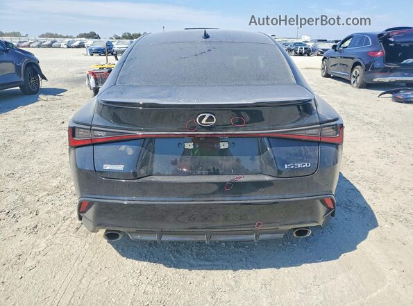 JTHGZ1B28M5045087 2021 LEXUS IS Black Widok z tyłu