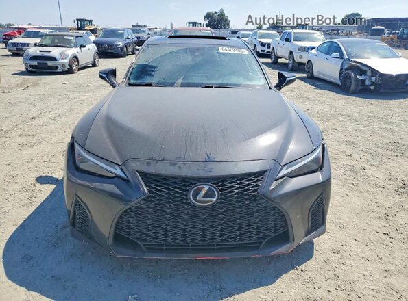 JTHGZ1B28M5045087 2021 LEXUS IS Black Widok z przodu