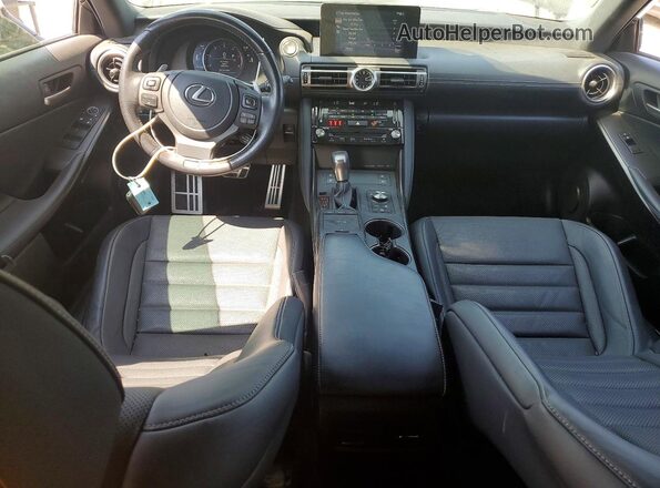JTHGZ1B28M5045087 2021 LEXUS IS Black Widok deski rozdzielczej