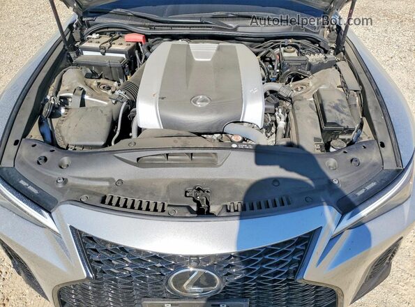 JTHGZ1B28P5060032 2023 LEXUS IS Gray Widok wnętrza z tyłu