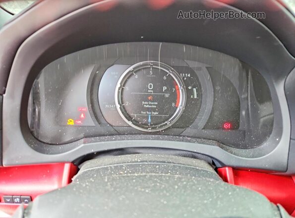 JTHGZ1B28P5060032 2023 LEXUS IS Gray Widok zestawu wskaźników
