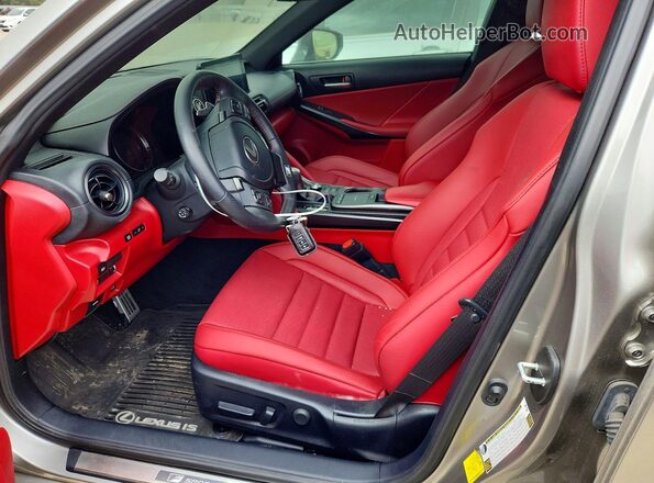 JTHGZ1B28P5060032 2023 LEXUS IS Gray Widok wnętrza z przodu