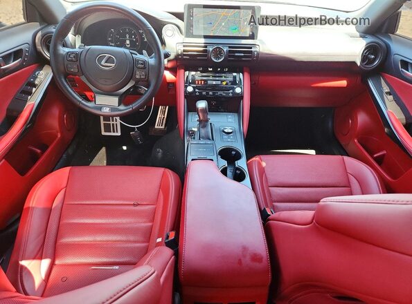 JTHGZ1E22R5034962 2024 LEXUS IS Black Widok deski rozdzielczej