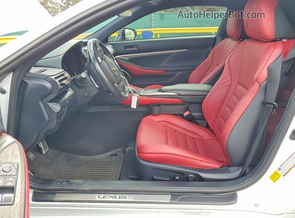 JTHGZ5DC9L5010215 2020 LEXUS RC Белый Вид салона спереди