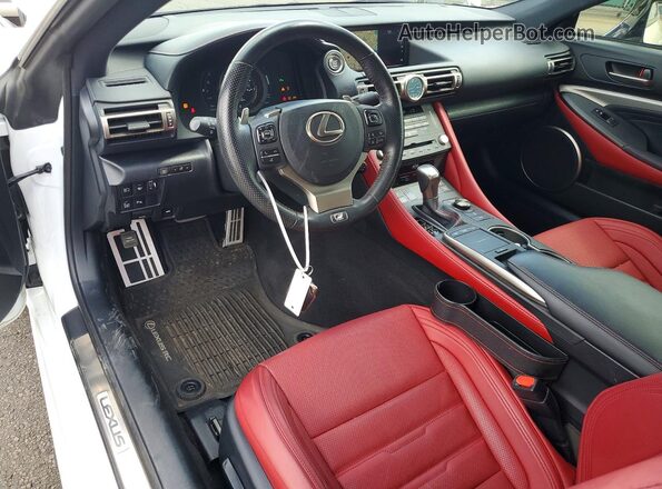 JTHGZ5DC9L5010215 2020 LEXUS RC Белый Вид панели приборов