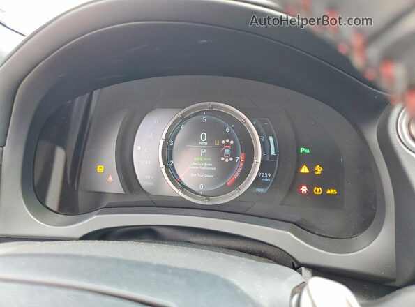 JTHGZ5DC9L5010215 2020 LEXUS RC Белый Вид щитка приборов