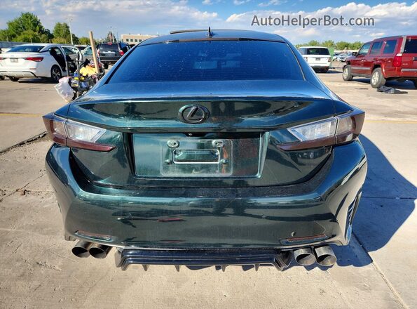 JTHHA5BC0H5007418 2017 LEXUS RC Green Rear view