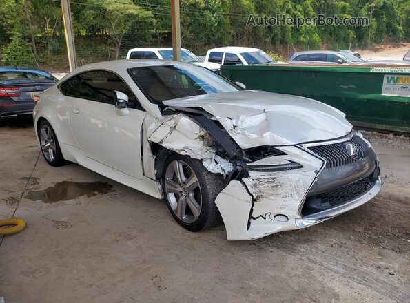 JTHHA5BC9G5003477 2016 LEXUS RC White Delantero derecho