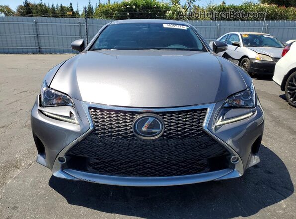 JTHHE5BC8H5017490 2017 LEXUS RC Charcoal Вид спереду