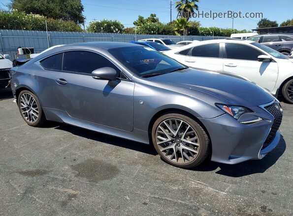 JTHHE5BC8H5017490 2017 LEXUS RC Charcoal Передня права чверть