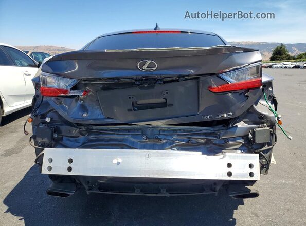 JTHHE5BC8H5017490 2017 LEXUS RC Charcoal Вид ззаду