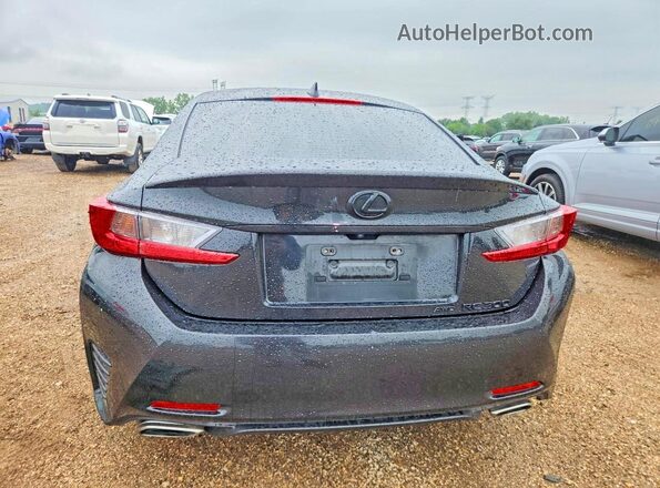 JTHS85BC3J5004231 2018 LEXUS RC Black Widok z tyłu