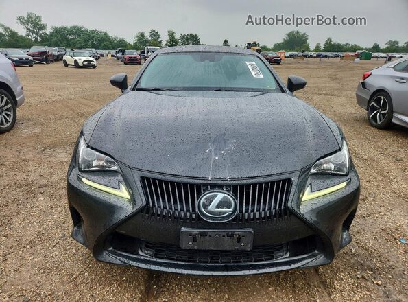 JTHS85BC3J5004231 2018 LEXUS RC Black Widok z przodu