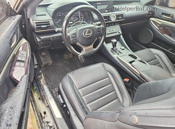 JTHS85BC3J5004231 2018 LEXUS RC Black Widok deski rozdzielczej