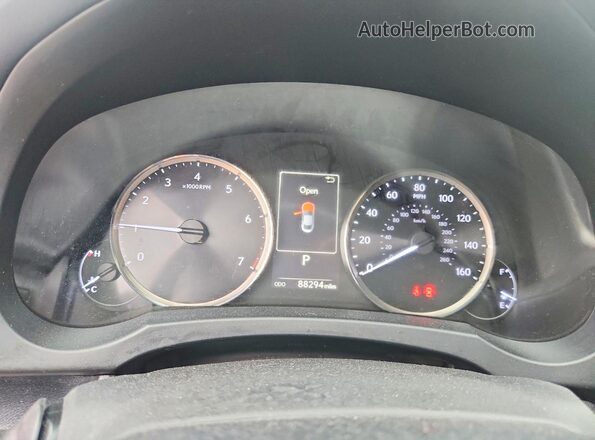 JTHS85BC3J5004231 2018 LEXUS RC Black Widok zestawu wskaźników