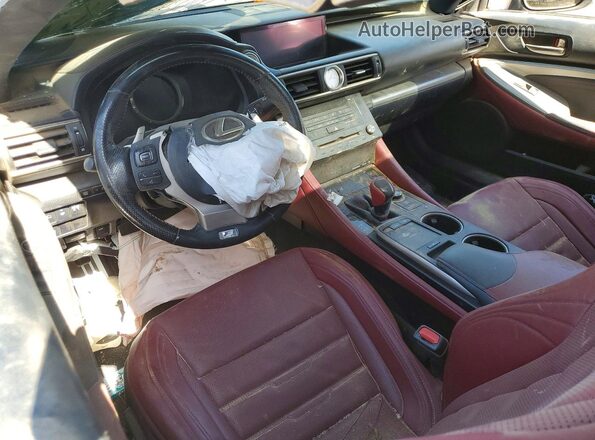 JTHS85BC9J5004427 2018 LEXUS RC Silver Widok deski rozdzielczej