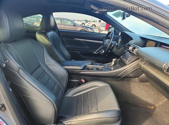 JTHSM5BC3G5001334 2016 LEXUS RC Gray Հետևի նստատեղերի տեսք