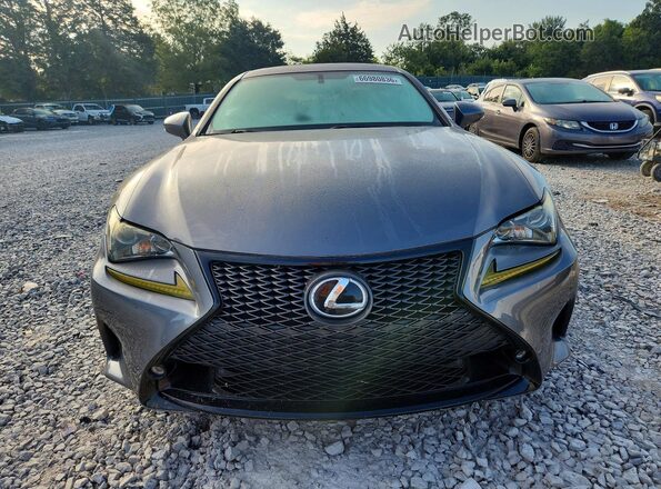 JTHSM5BC3G5001334 2016 LEXUS RC Gray Դիմացի տեսք