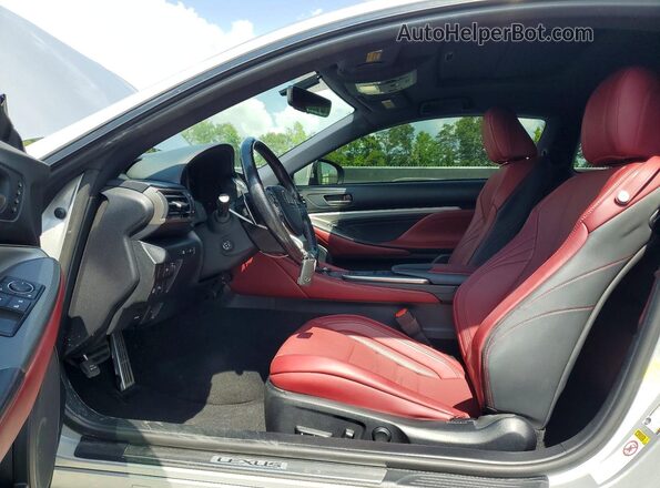 JTHSM5BC4G5001844 2016 LEXUS RC Серебряный Вид салона спереди