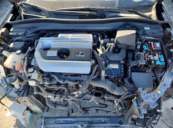 JTHU9JBH4K2017521 2019 LEXUS UX Gray Vista interior trasera