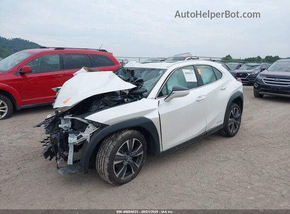 JTHU9JBH5K2015695 2019 LEXUS UX 250H White წინა მარცხენა ხედი სამი მეოთხედიდან