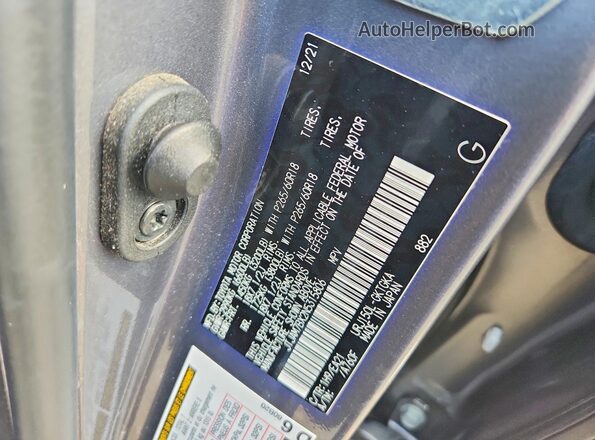 JTJAM7BX2N5315806 2022 LEXUS GX Gray Vista del compartimento del motor