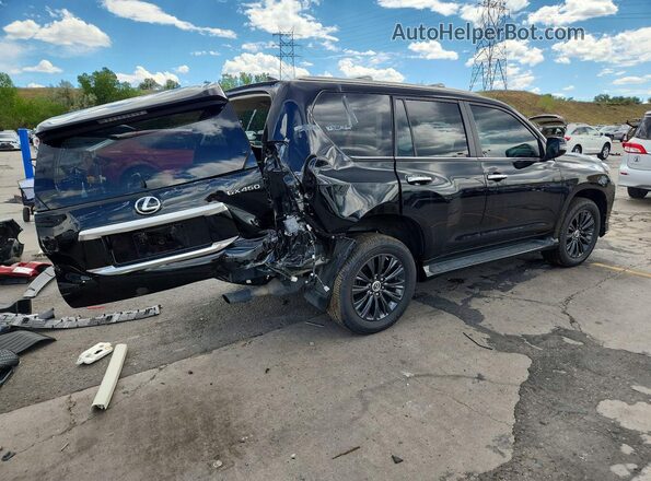JTJAM7BX7N5337560 2022 LEXUS GX Black Rear right