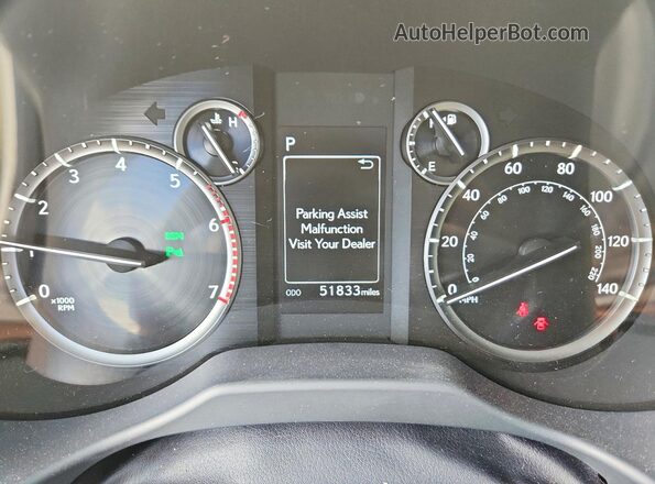 JTJAM7BX7N5337560 2022 LEXUS GX Black Instrument cluster view