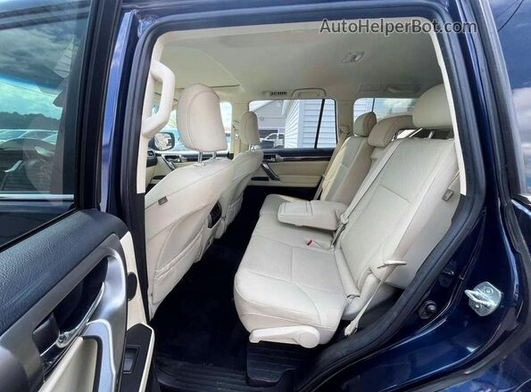 JTJAM7BX8N5314983 2022 LEXUS GX Blue უკანა სავარძლების ხედი